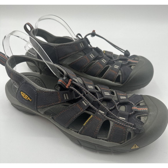 Keen Men’s Newport H2 Hiking Sandals Size 14 Waterproof Outdoor Gray Orange - Picture 2 of 13